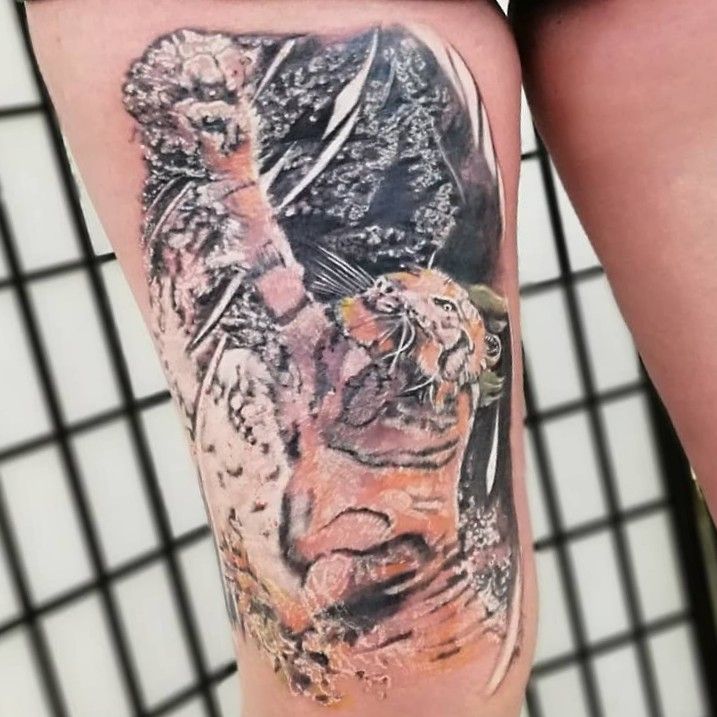 SKANA fine line tattoo