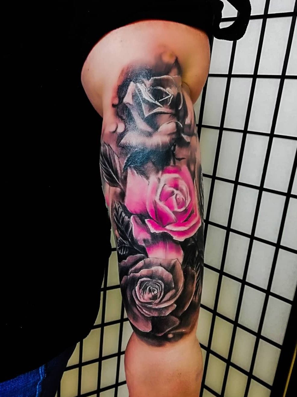 SKANA tattoo close-up